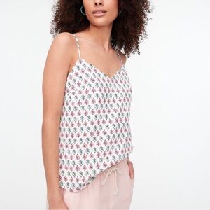 J Crew Scalloped Floral Tank